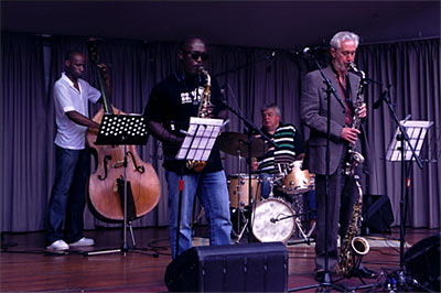 Chris Biscoe Quartet at Victoria Embankment Summer 2008